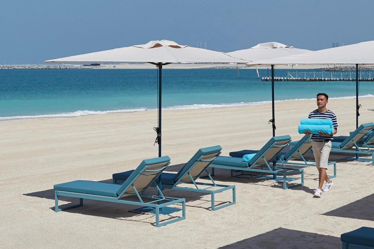 ホテル マンダリン オリエンタル ジュメイラ ドバイ エクステリア 写真 Beach at Jumeirah Atlantis